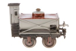 Märklin Tankwagen, Spur 1, uralt, mit BRHh, farbl. rest., L 13, Z 3
