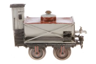 Märklin Tankwagen, Spur 1, uralt, mit BRHh, farbl. rest., L 13, Z 3