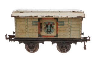 Bing Münchner Kindl Bierwagen, Spur 1, CL, mit 2 ST, 1 Achslagerblende fehlt, LS, L 19,5, Z 3