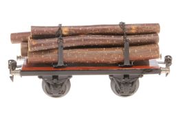 Märklin Bretterwagen 1966, Spur 1, rest., L 19,5, Z 3