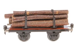 Märklin Bretterwagen 1966, Spur 1, rest., L 19,5, Z 3