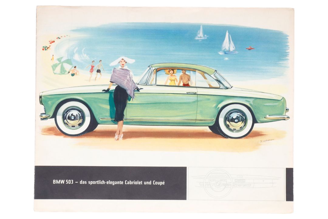 BMW-Autoprospekt, 507/503, Touring-Sport, Roadster und Coupé, Z 2