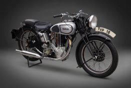 Norton Motorrad Modell 18, Erstzulassung: 01.07.1934, 14 PS, 490 ccm, deutsche Papiere. Das Motorrad