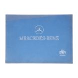Mercedes-Benz-Prospekt, Typ 170 V, Vierzylinder, 22 Seiten, Jahrgang 7/1936, leichte