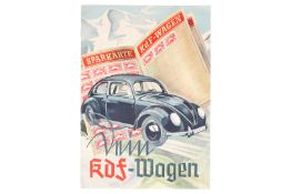 Broschüre ”Dein KDF-Wagen”, Volkswagen Berlin, 1. Auflage, 1938