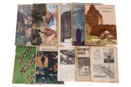 Konv. 6 Hefte ”L` illustration L` automobile et le tourisme”, 1923, 1926, 1927, 1928, 1929 und 1930,