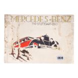 Mercedes-Benz-Prospekt, Typ Stuttgart 260, 1939, 24 Seiten, (6666.231), leichte Alterungs- und