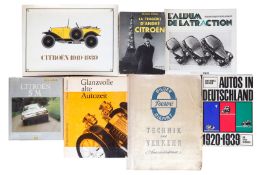 Konv. Autoliteratur, Sammelalbum ”Rewe Bilderdienst”, ”Autos in Deutschland 1920-1939”, ”
