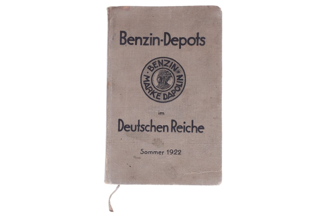 Kleines Dapolin-Buch, Benzin-Depots im deutschen Reiche, Sommer 1922, mit Werbeanzeige, 148 Seiten