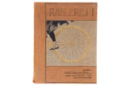 Fahrrad-Buch ”Radlerei”, mit 40 Kunsttafeln, 20er Jahre, Kunstverlag Gerlach & Schenk, Wien,