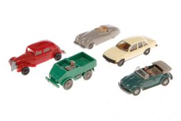 5 Modellfahrzeuge, Kunststoff, Z 3