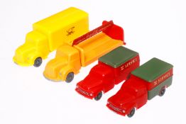 4 Wiking Fahrzeuge, Alterungsspuren, meist Z 2-3