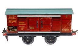 Kraus gedeckter Güterwagen, Spur 1, CL, Alterungs- und Gebrauchsspuren, L 22, Z 3