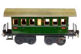 Märklin Personenwagen 1807, Spur 1, CL, Drehgestelle ersetzt, L 27, sonst noch Z 2