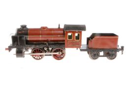 Märklin B-Dampflok R 12971, mit 2A-Tender, Spur 1, tw umgebaut, Tender nachlackiert,