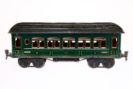 Märklin Personenwagen 1886, Spur 1, CL, LS und gealterter Lack, L 33, Z 3