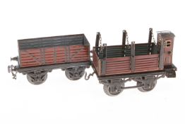 Kraus und Bing Güterwagen, Spur 1, CL, L 14, Z 2-3