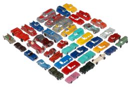 Großes Konv. Autos, Guss, meist Tootsietoy, tw Dinky etc., starke LS, Z 4