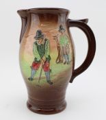 Large Royal Doulton Kingsware golfing jug, 24cm tall. In good condition with no obvious damage or