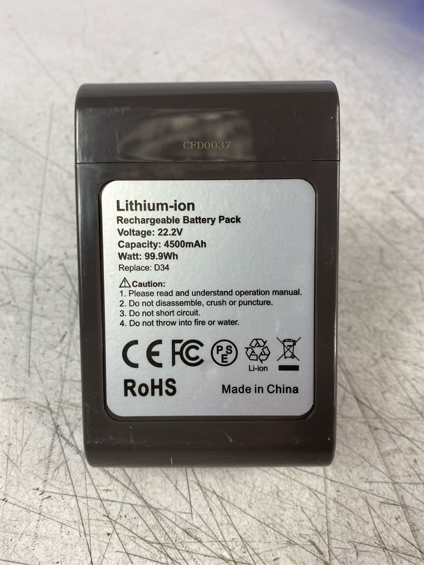 $31 FirstPower DC35 DC44 4500mAh 22.2v Type B Replacement Battery for Dyson DC31 DC34 DC35 DC44 DC45 - Image 4 of 6