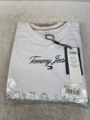 Tommy Jeans White Sweatshirt Size L