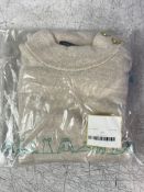 ANNE WEYBURN cream sweatshirt 10