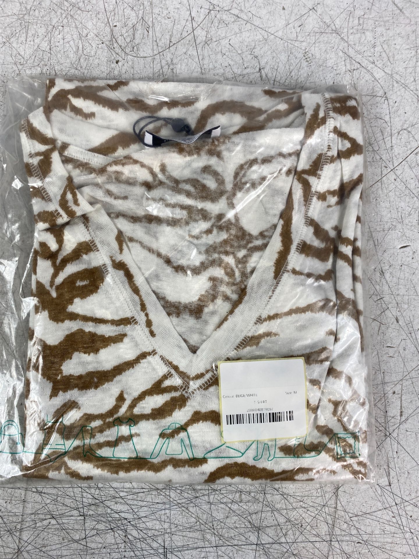 Le Temps des perises beige/whitetshirt M