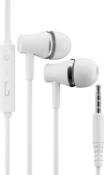 Â£3 Earphones, Wired Headphones and Microphone 3.5mm In-Ear Magnetic Stereo Definition for PC and An