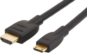 Â£5 Amazon Basics High Speed Mini HDMI (Source) to HDMI (Display) Cable, 1.8 m, Black