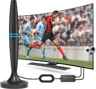 Â£11 CNMTCCO Indoor TV Aerial with 250+ Miles Range, 4K 1080P HDTV Aerial Ultra for All TVs