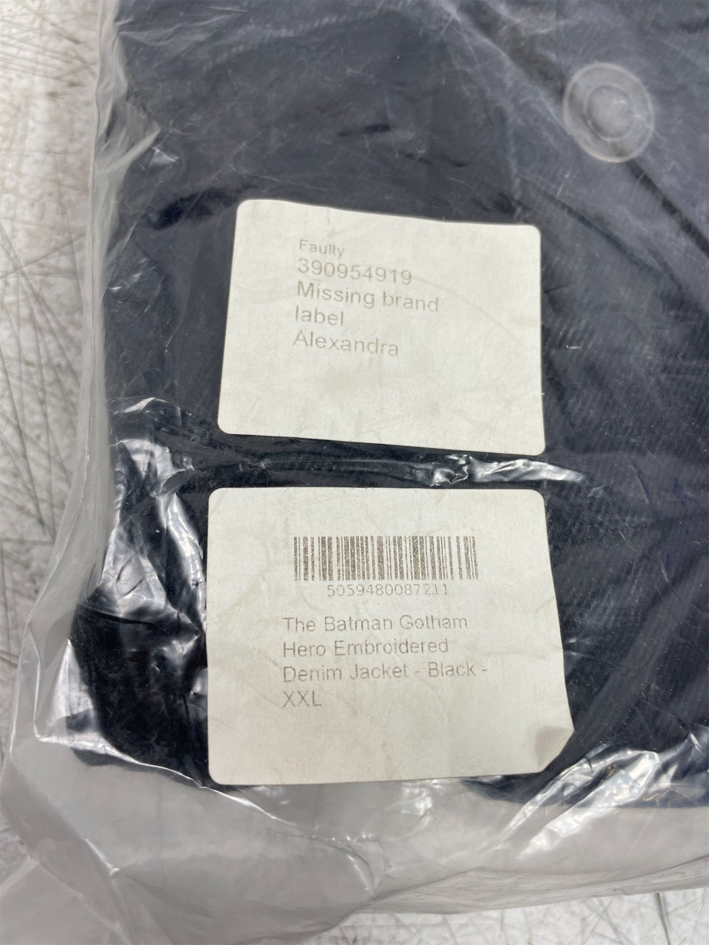 Batman Gotham Hero Embroidered Denim Jacket Size XXL - Image 3 of 3