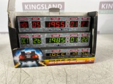 Back to the future desk lamp/wall light