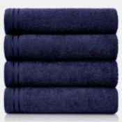 Â£18 GC GAVENO CAVAILIA Large Towels Bath Sheet - Highly Absorbent Egyptian Cotton Towel Set - 4 Pac