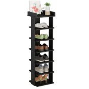 RRP £ - 7-Tier Wooden Narrow Shoes Rack, WH0619