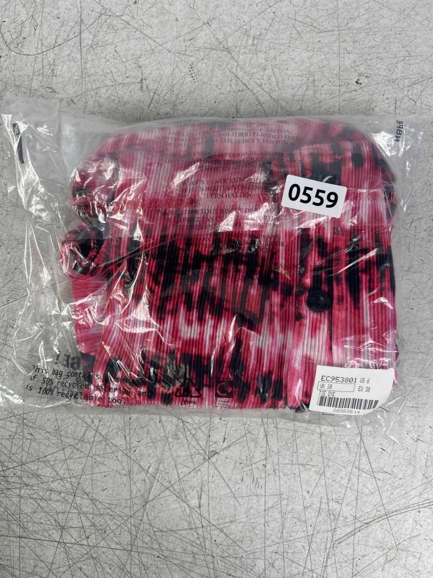 RRP £27 - Size 10 Simply Be SBE JERSEY TOP TIE DYE