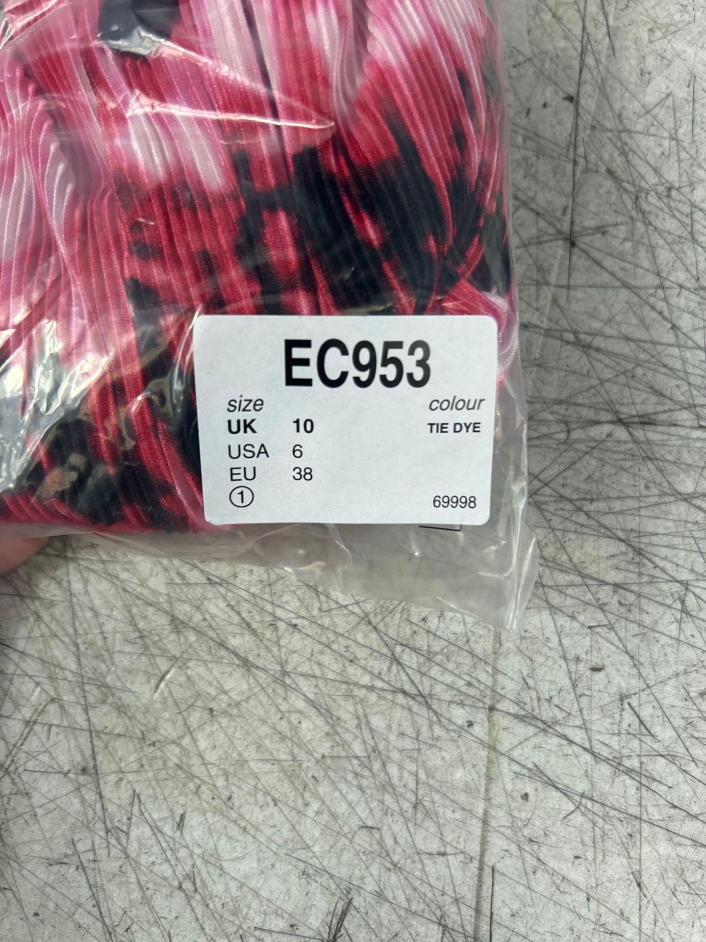 RRP £27 - Size 10 Simply Be SBE JERSEY TOP TIE DYE - Image 2 of 4