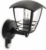 Â£29 Philips myGarden Creek Outdoor Wall Light with Motion Sensor (Requires 1 x 60 W E27 Bulb), 220-