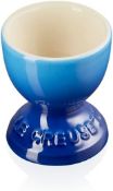 Â£12 Le Creuset Stoneware Footed Egg Cup, 9 g, 5.3 x 5.3 x 5.9 cm, Azure, 71702002200099