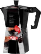 Â£9 IBILI Bahia Express Moka Pot, Black, 1 Cup, 50 ml, Aluminium