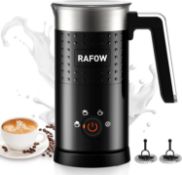 Â£30 Milk Frother Electric 4 in 1 - Automatic Milk Frothers 300ml Large Capacity Milk Steamer Silent