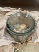 Glass jar