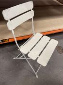 Metal garden chair