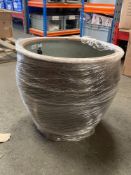 Haberton planter 53.5 antique brown