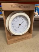 Garden wall thermometer
