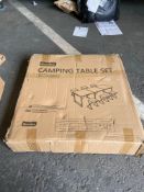 Camping table set