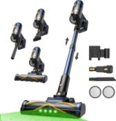 Â£114 Vexilar V12 Cordless Vacuum Cleaner, 50KPa/450W/50Mins, Lightweight Cordless Vacuum with Anti-