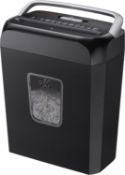 Â£25 Bonsaii 6 Sheet Cross Cut Paper Shredder, Compact Shredder for Home & Small Office Use, Shreds