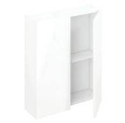 RRP £324.85 - iflo Aliano Wall Unit 2 Door Gloss White
