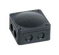RRP £11.76 - Wiska COMBI 308/5 IP66 Junction Box with Terminals Black