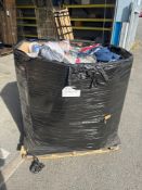 Pallet of raw unchecked customer returned cothing - majoity of items are bagged - every pallet is